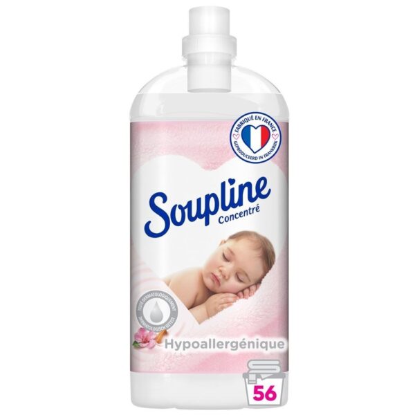 Soupline Soupline Wasverzachter Hypoallergeen (geconcentreerd) - 56 wasbeurten (1.3L)